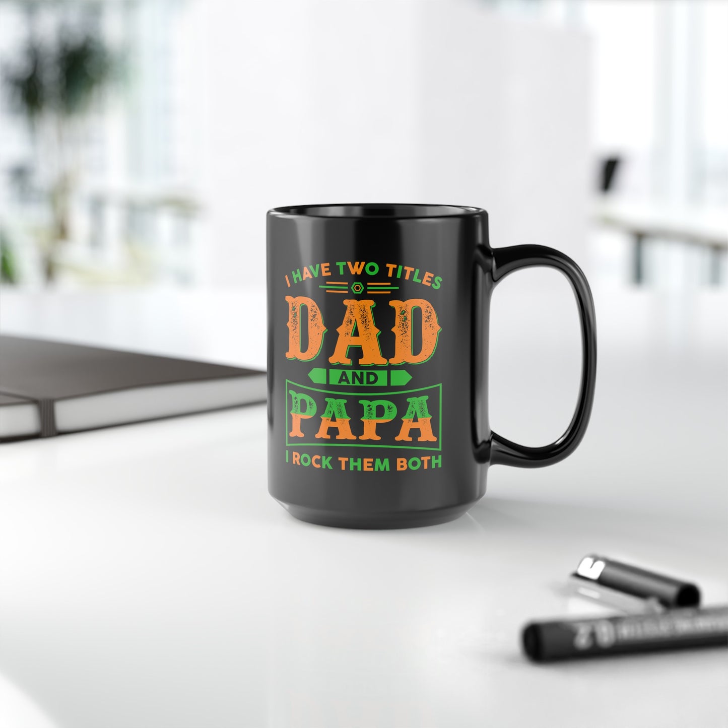 To My Dad | Black Mug (11oz, 15oz)