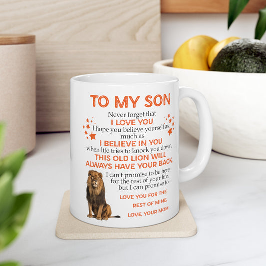 To My Son | Ceramic Mug, (11oz, 15oz)