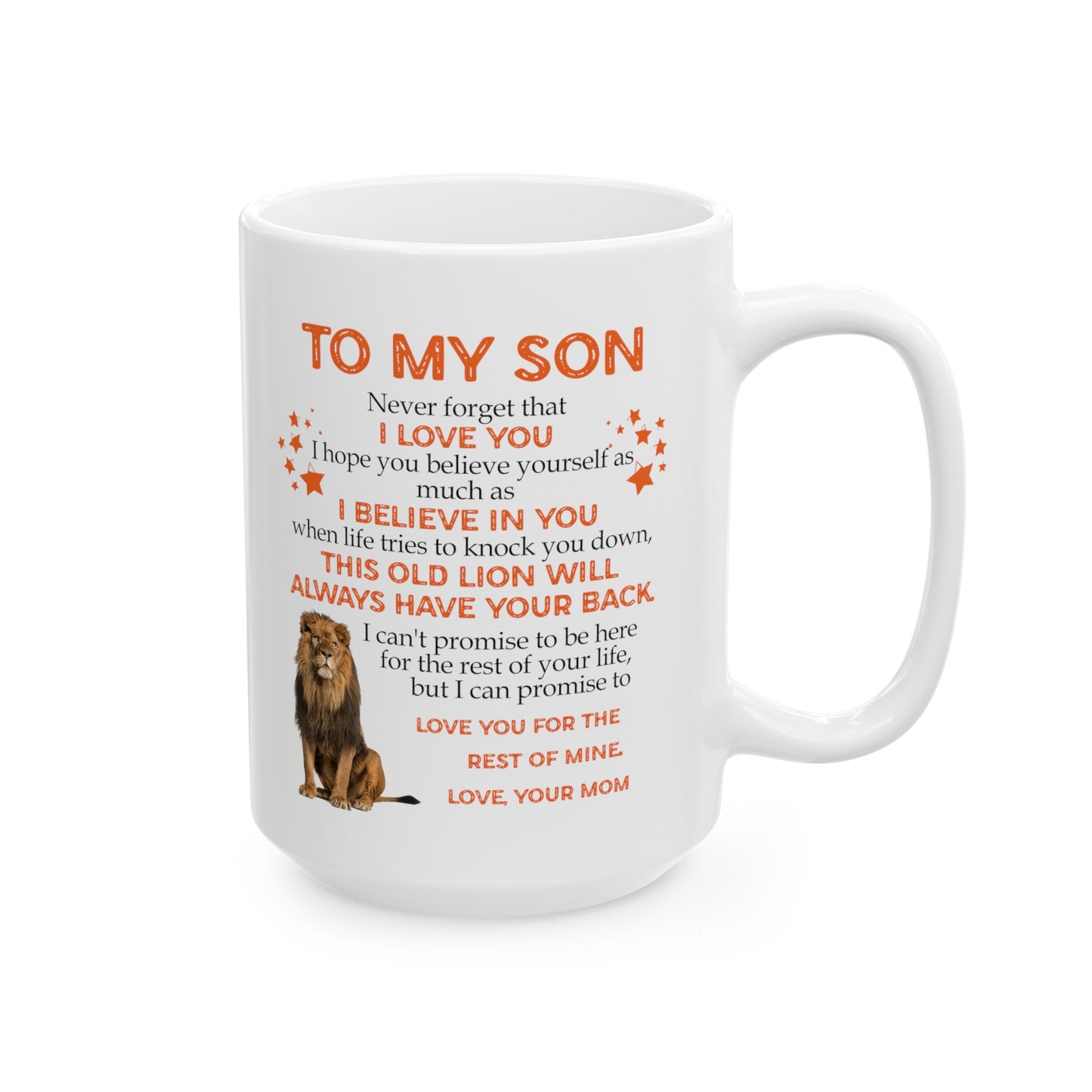 To My Son | Ceramic Mug, (11oz, 15oz)