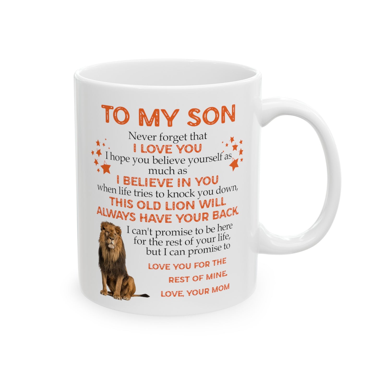 To My Son | Ceramic Mug, (11oz, 15oz)