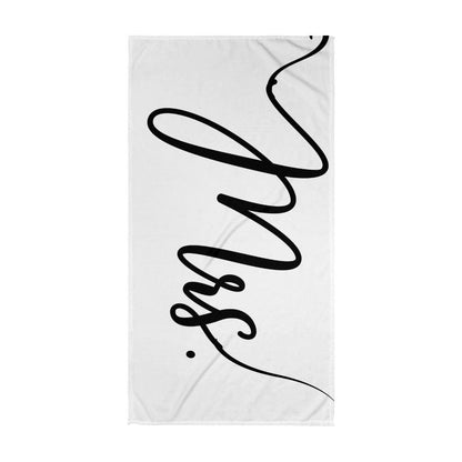 Mr. & Mrs. Beach Towel | Wedding Gift for Couple | Beach Towels for Couple