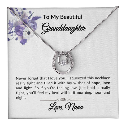 To My beautiful Granddaughter Lucky In Love