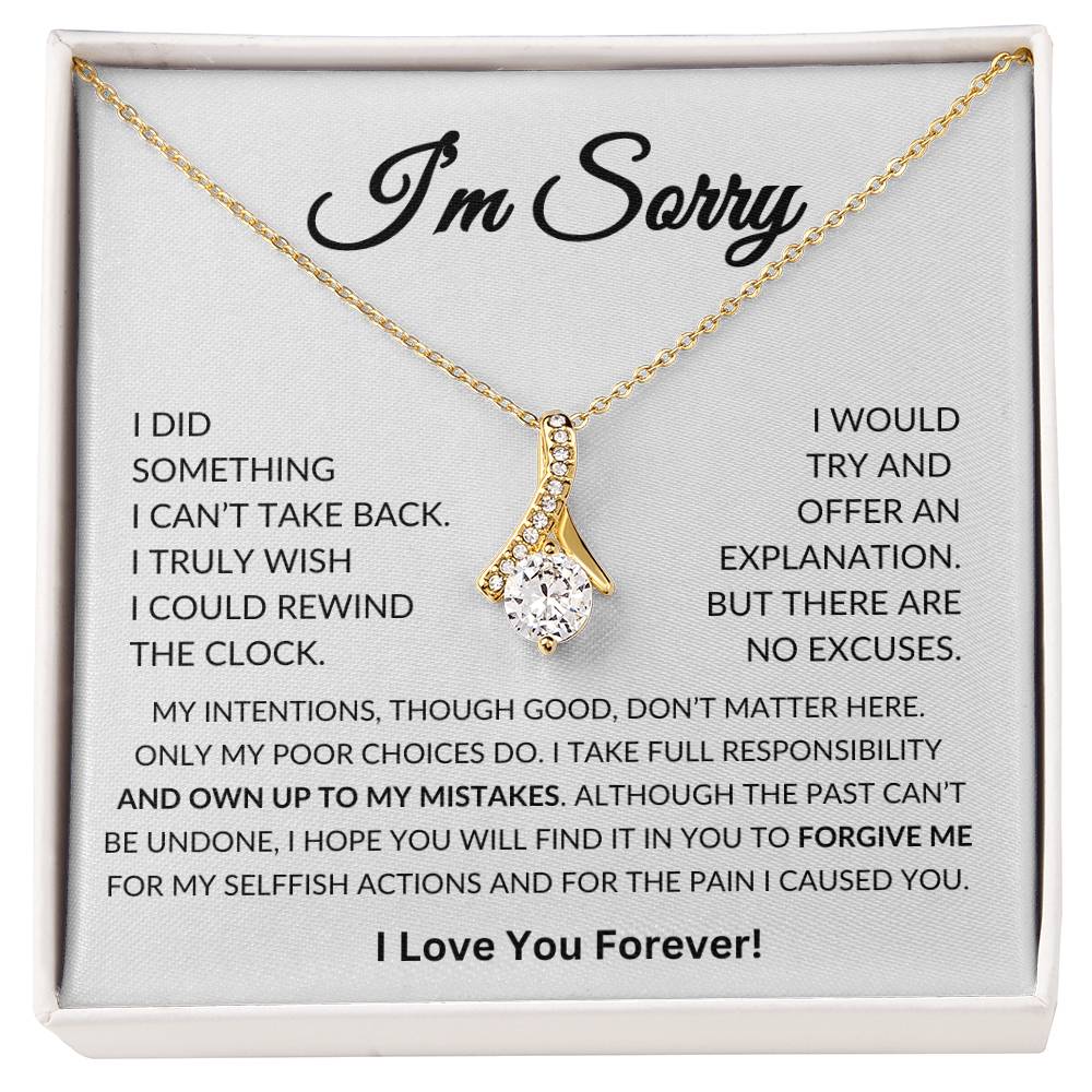 An Apology Gift for Her, I'm Sorry Gift for Her Alluring Beauty Necklace