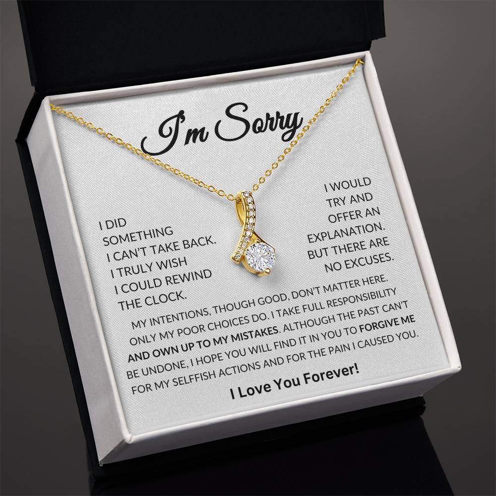 An Apology Gift for Her, I'm Sorry Gift for Her Alluring Beauty Necklace