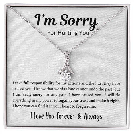 An Apology Gift for Her, I'm Sorry Gift  Alluring Beauty Necklace