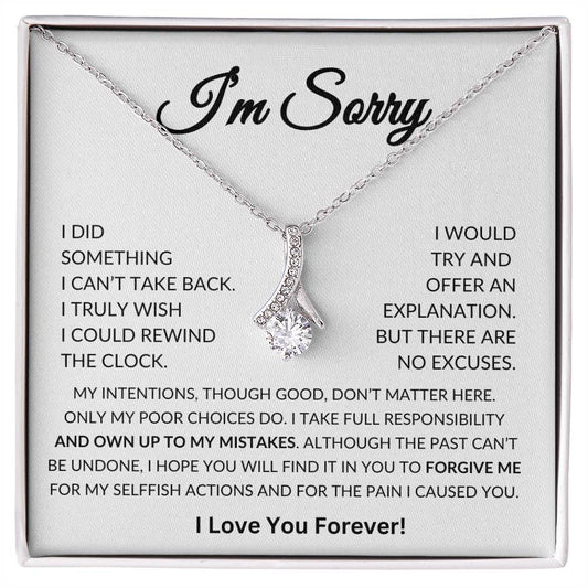 An Apology Gift for Her, I'm Sorry Gift for Her Alluring Beauty Necklace