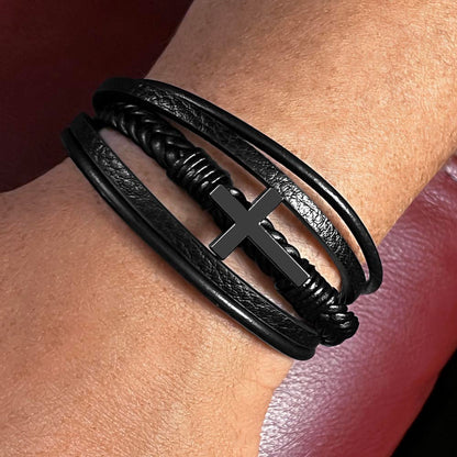 Special Cross Bracelet for Dad | Gift for Dad the Most Amazing Man Ever | Gift for an Amazing Father