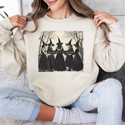 Girls Will Be Girls Witch Halloween Shirt